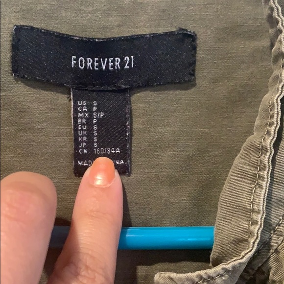 Green army jacket | utility jacket - Picture 2 of 3